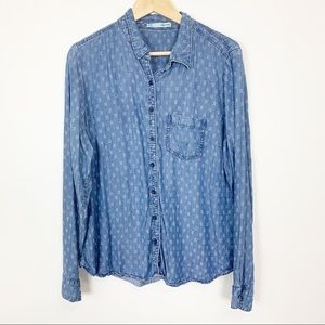 Maurice’s XXL chambray long sleeve button down